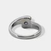 ⁦Gassan Eight Diamond Designer Magnetring mit Swarovski Crystals - 17/20 # 166⁩ - الصورة ⁦3⁩