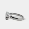 ⁦Gassan Eight Diamond Designer Magnetring mit Swarovski Crystals - 17/20 # 166⁩ - الصورة ⁦2⁩