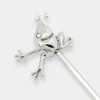 Power Magnetstab Frosch mit Swarovski Crystal